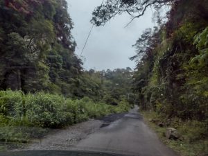 mountain road in Panama